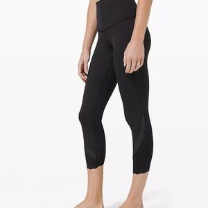 Lululemon Mesh Scalloped Leggings